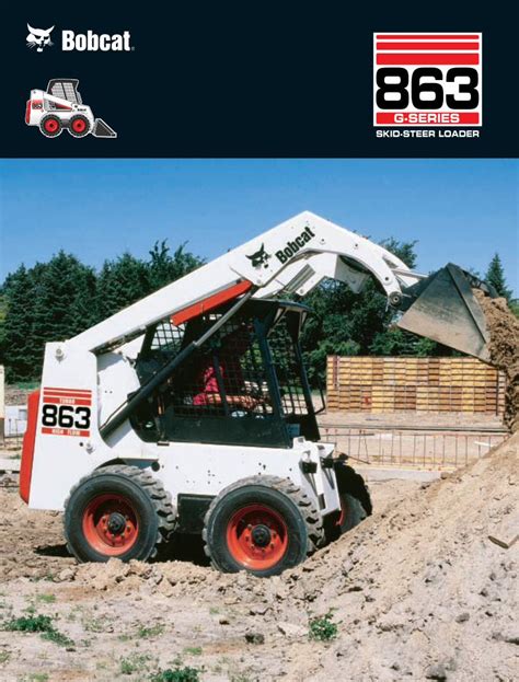 bobcat 863 skid steer specifications|bobcat 863 high flow specs.